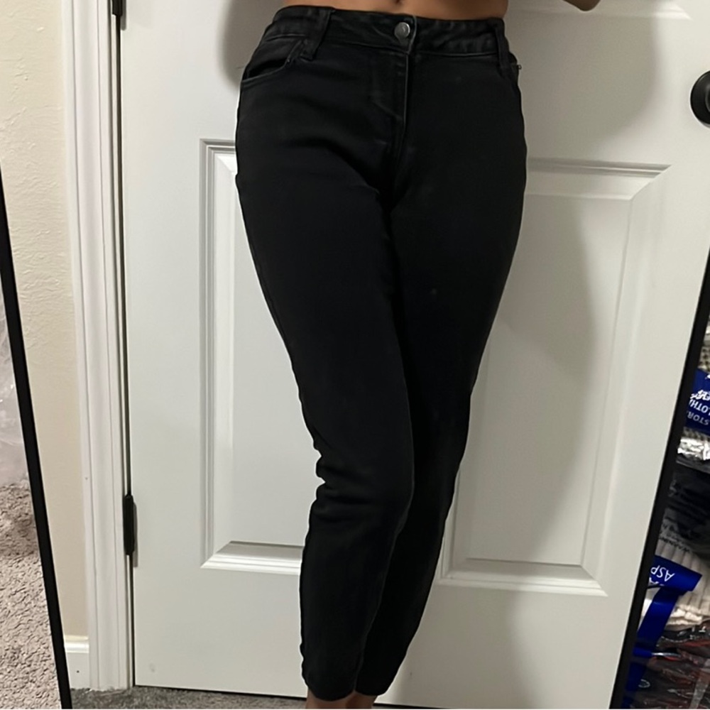 Celebrity Pink Black Skinny Jeans with Stretch